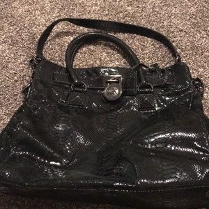 Michel kors python Hamilton tote